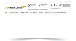 Desktop Screenshot of oemdealers.com